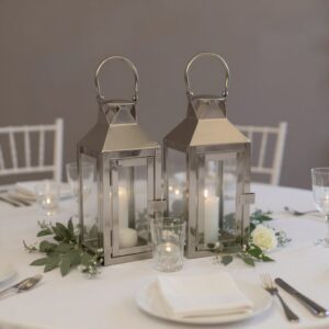 Silver Lanterns for rent at EventRentals.lk - event decor Sri Lanka
