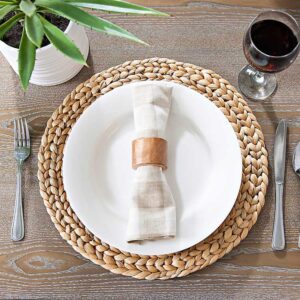 Fine Dining. Hemp placemats for weddings and events