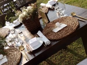 Seaweed Macrame placemats.
