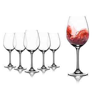 Elegant wine glass collection for sophisticated wine enthusiasts. By EventRentals.lk