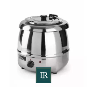 Contemporary Stainless Steel Soup Tureen - Modern Elegance By EventRentals.lk