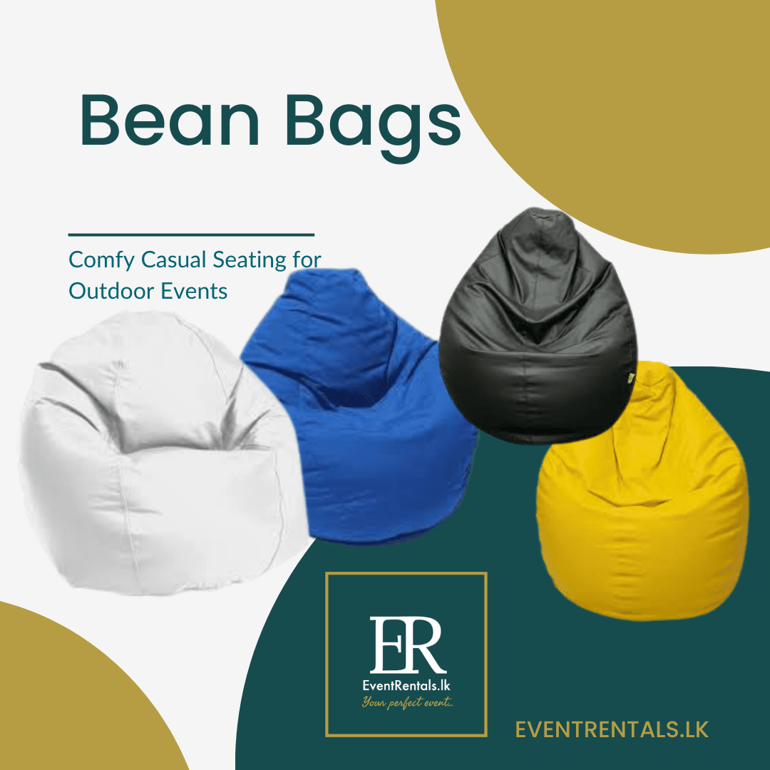 Rent or similar products at EventRentals.lk Cozy Bean Bags for Relaxed Seating and Lounging Pleasure - Image 4