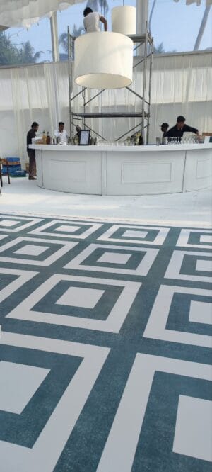 Elegant White Round Bar | EventRentals.lk