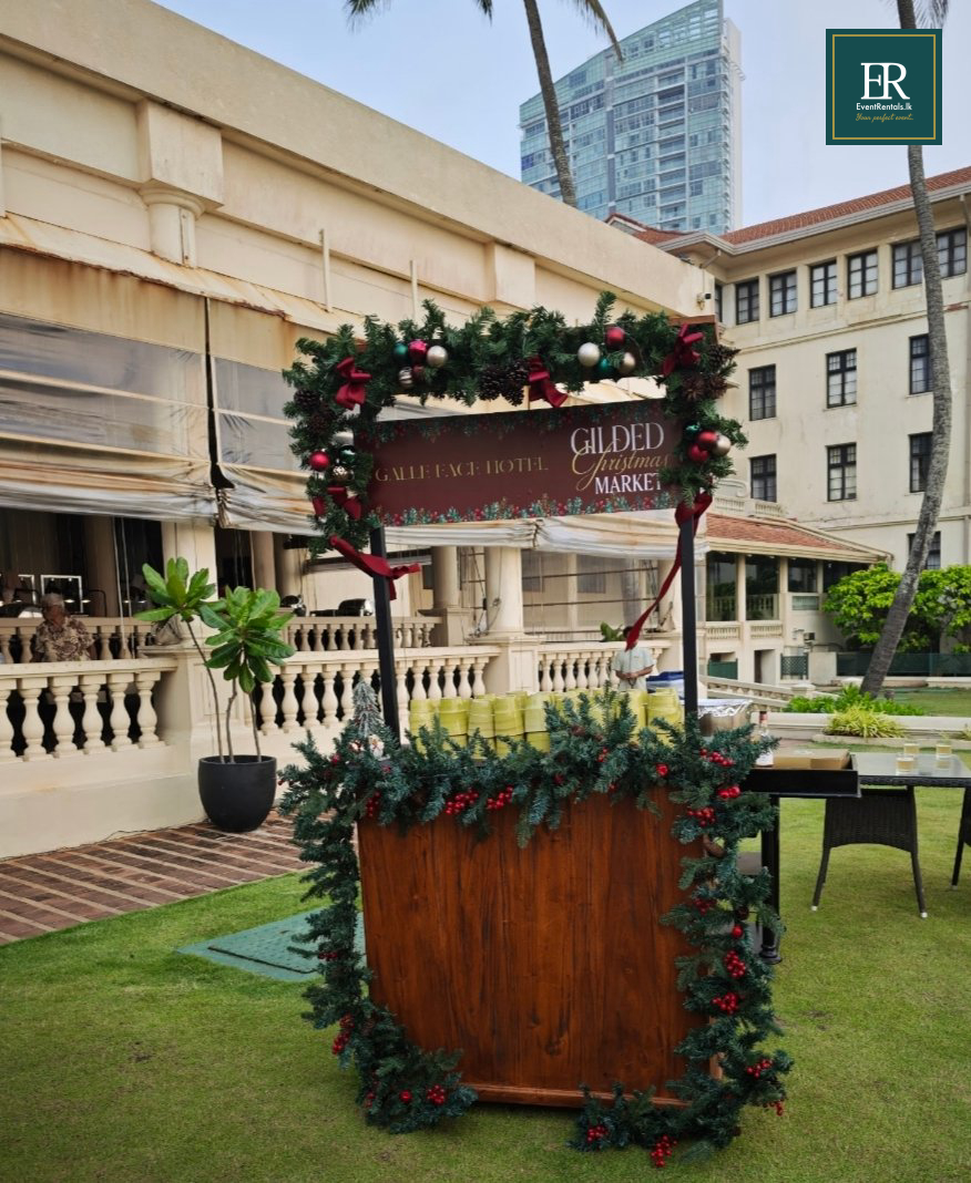 Rent or similar products at EventRentals.lk Rustic Cart – Food Station, Charcuterie & Bar Cart - detail