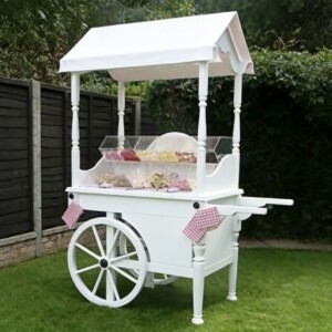Beautiful Vintage Candy Sweets Cart for rent at EventRentals.lk - wedding candy cart Sri Lanka